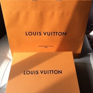 Louis Vuitton Box and Shopping Bag Set